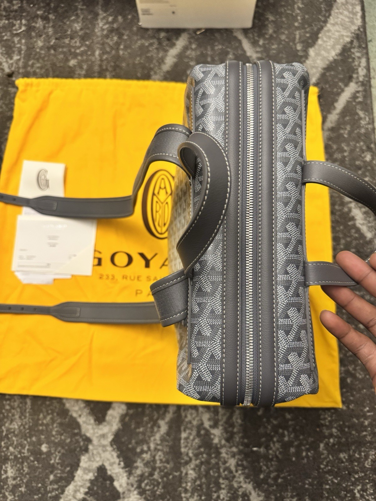 Grey Goyard Cisalpin Backpack