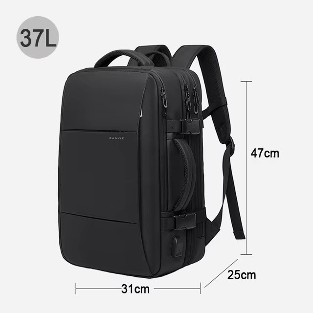 BANGE Expandable Men’s Backpack 17.3 in Laptop Waterproof