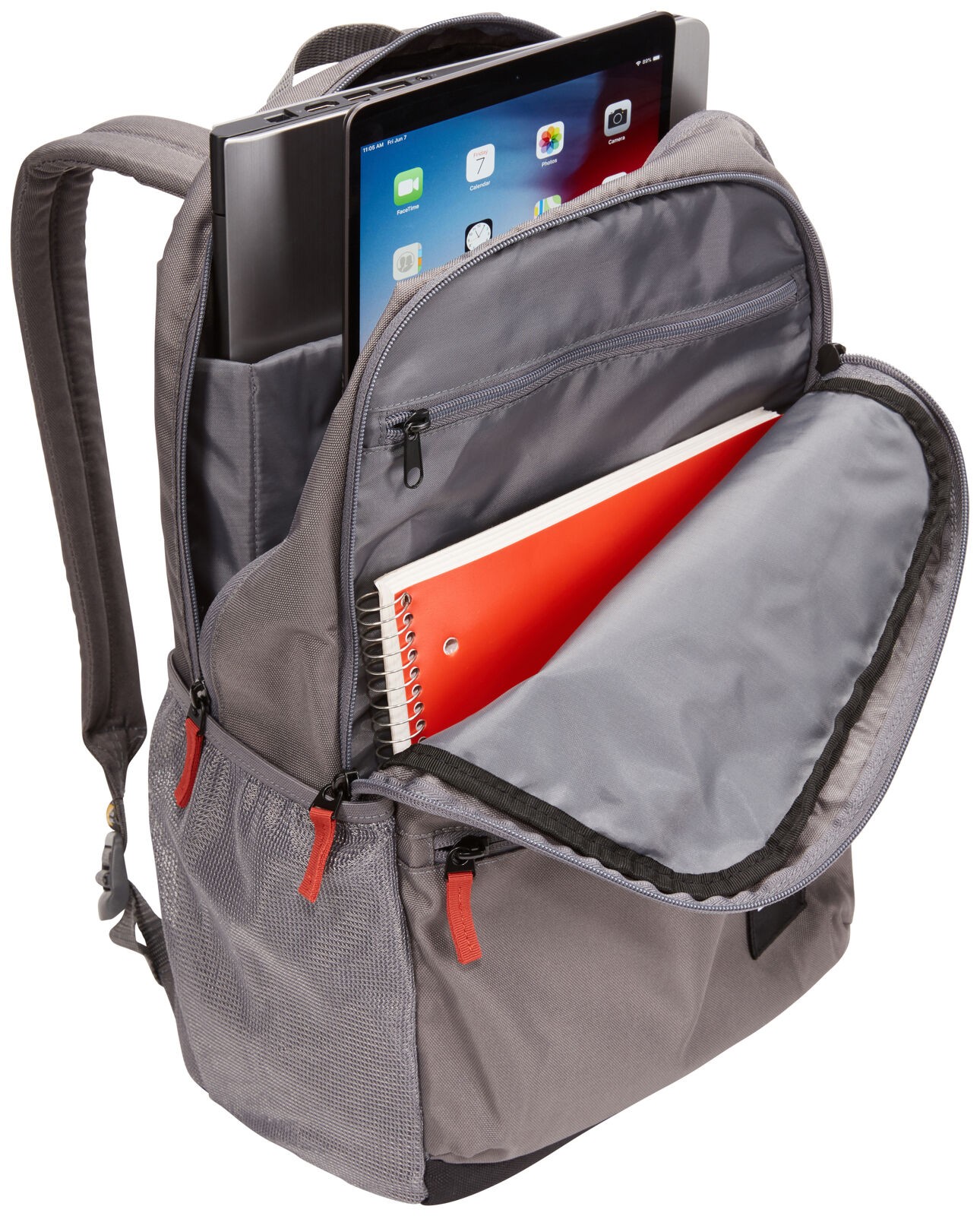 Case Logic Uplink 26L Laptop Backpack Bag w/ Free Pencil Case in Graphite/Black