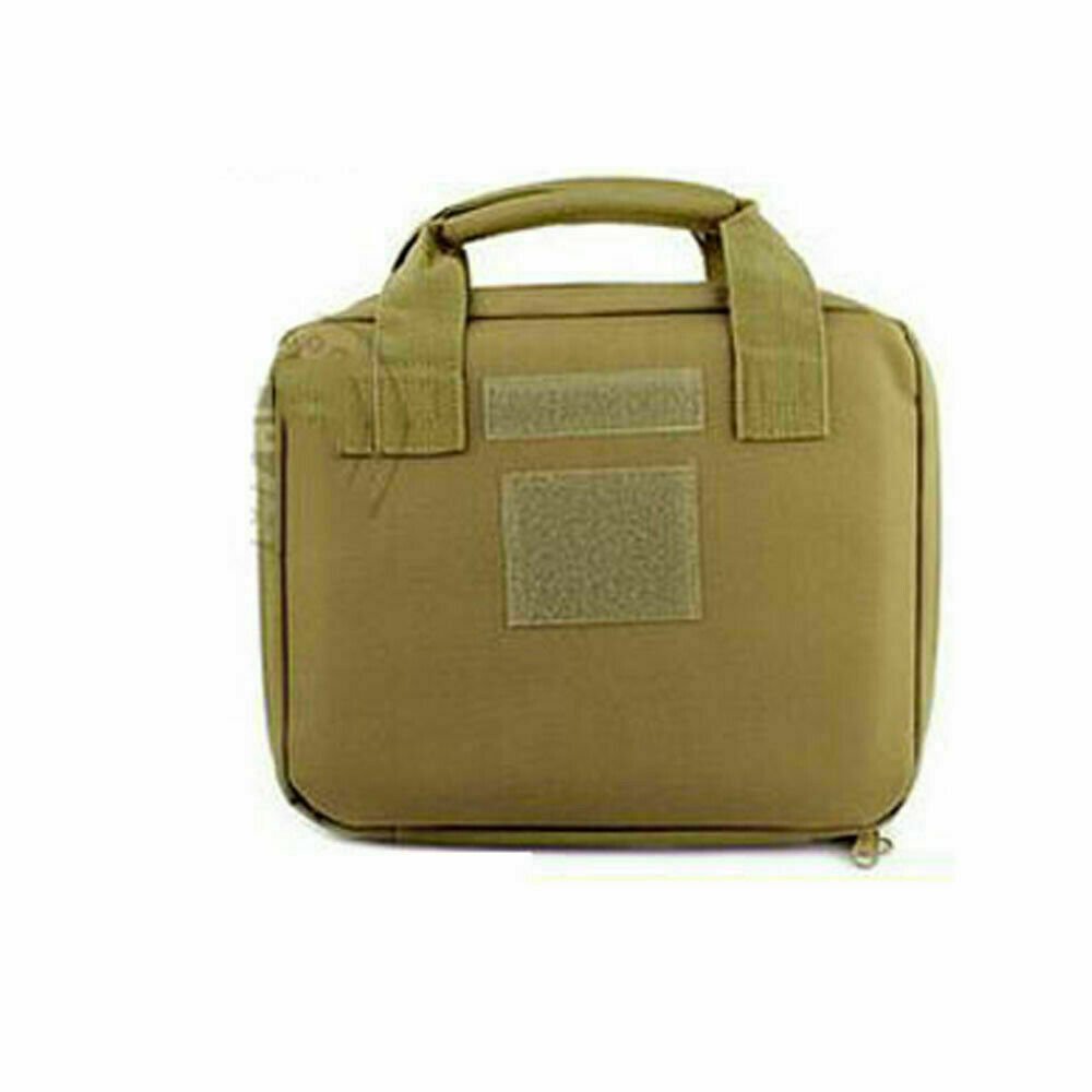 Tactical Pistol Pouch Range Bag Handgun Bag Holster Magazine Pouch 34*5*23cm