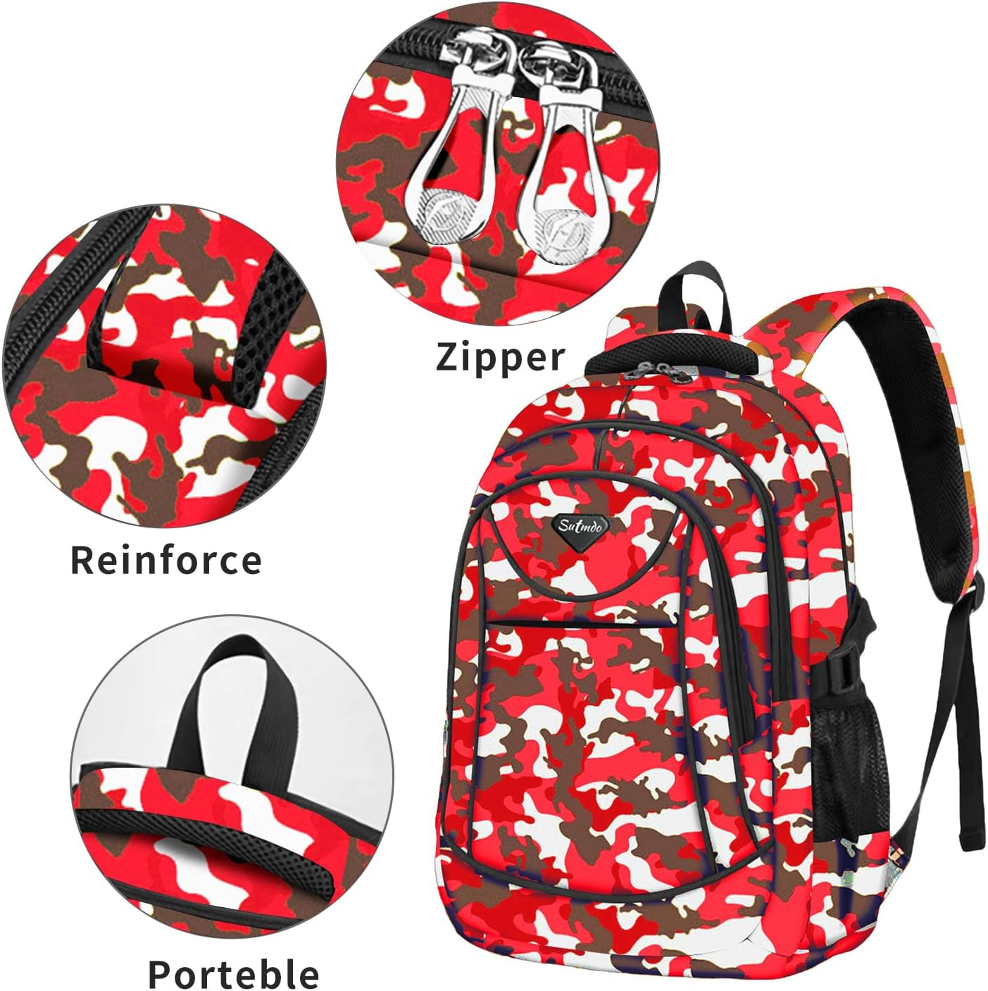 Casual Lightweight Backpack 15″ Laptop Backpack School Bag-211Mhong | School Boo