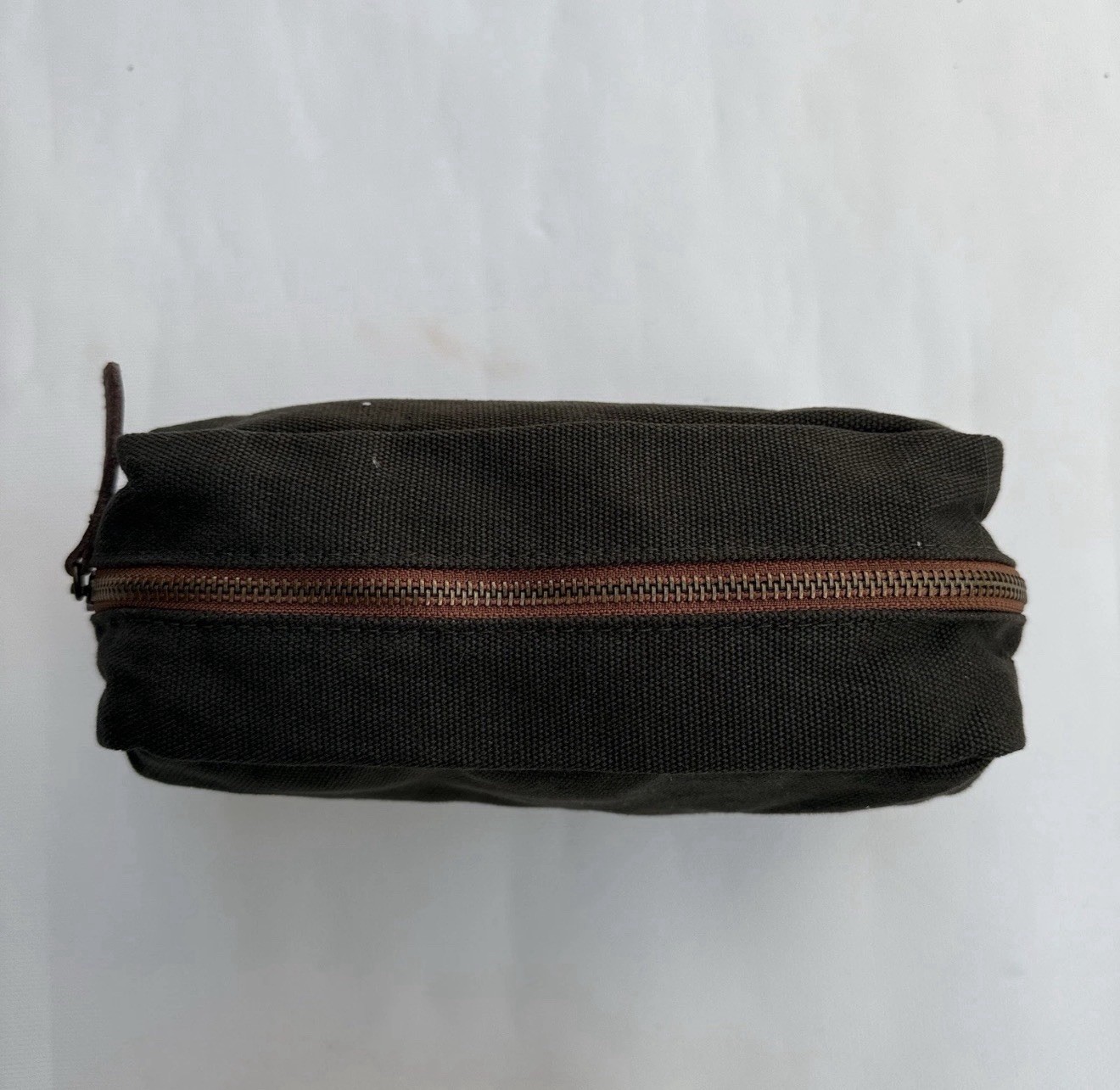 New Tecovas Drawstring Travel Dust Bag & Canvas Zipper Pouch Beige Green