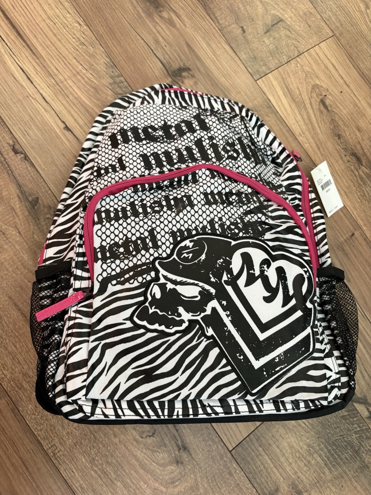 NOS Rare Y2K Metal Mulisha Backpack Skate Skull Laptop School BMX