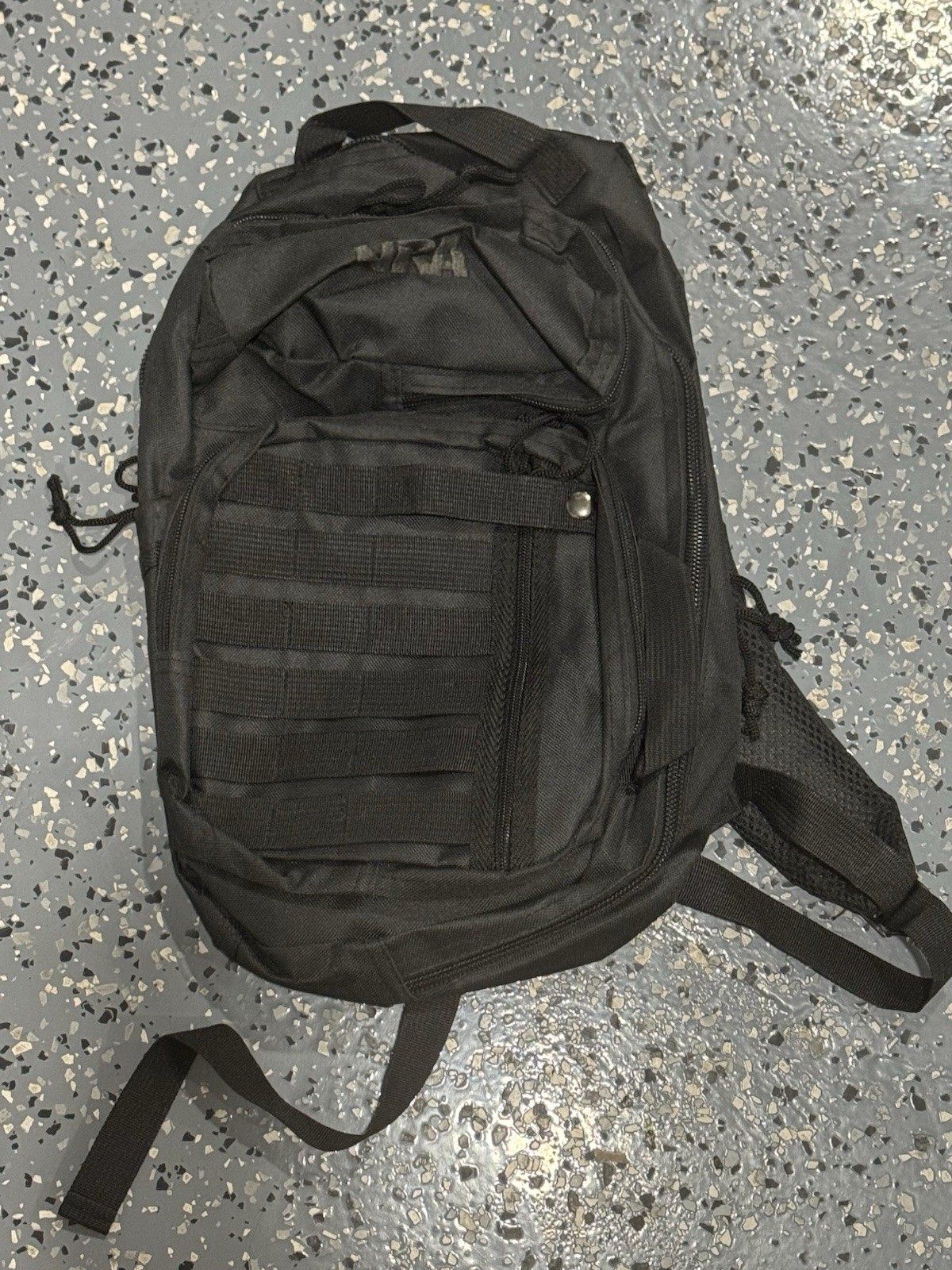 NRA Backpack Nylon Black 18 Bag Travel Tactical Heavy Duty