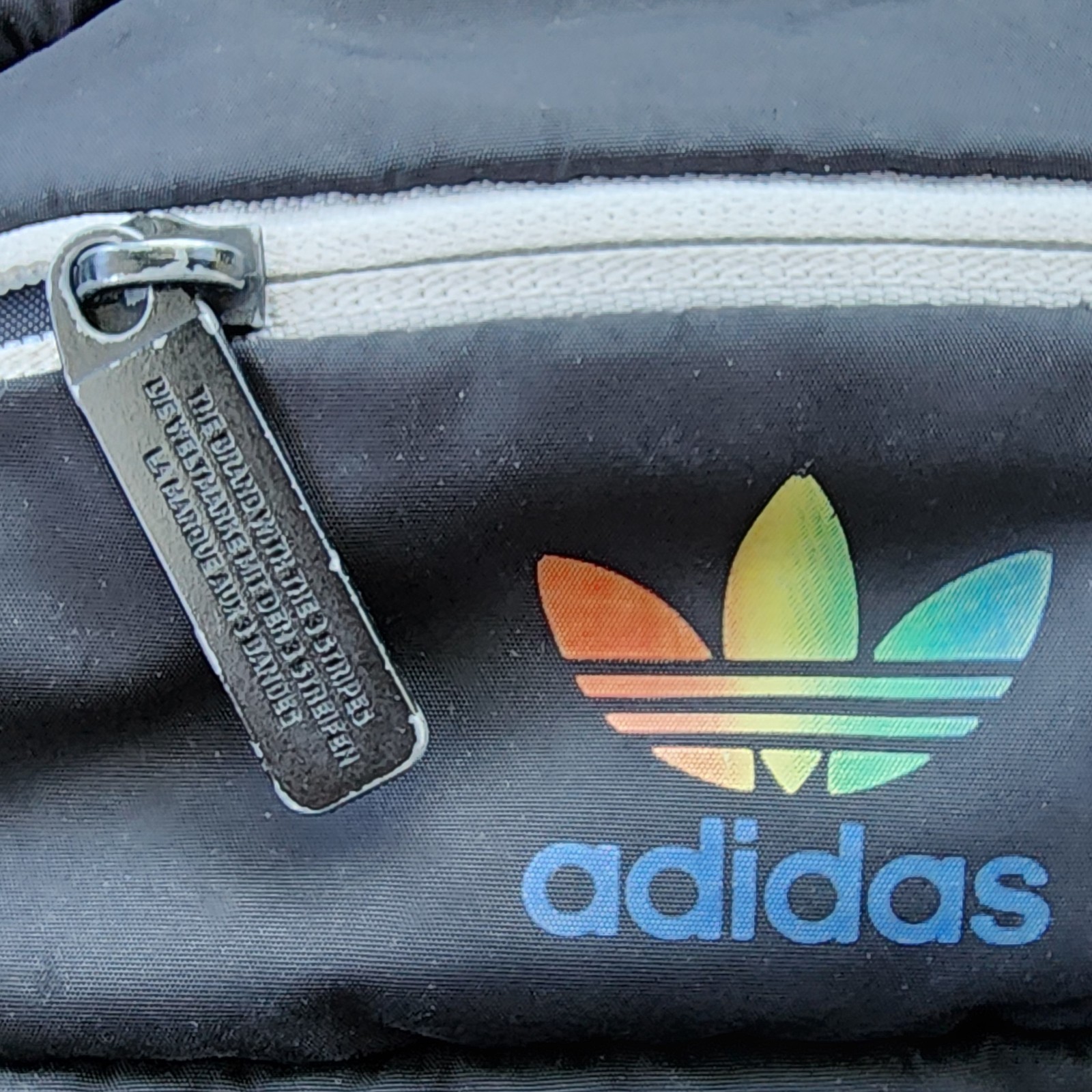 adidas Originals Pride Belt Bag Waist Fanny Pack Black Rainbow Trefoil Logo 2019
