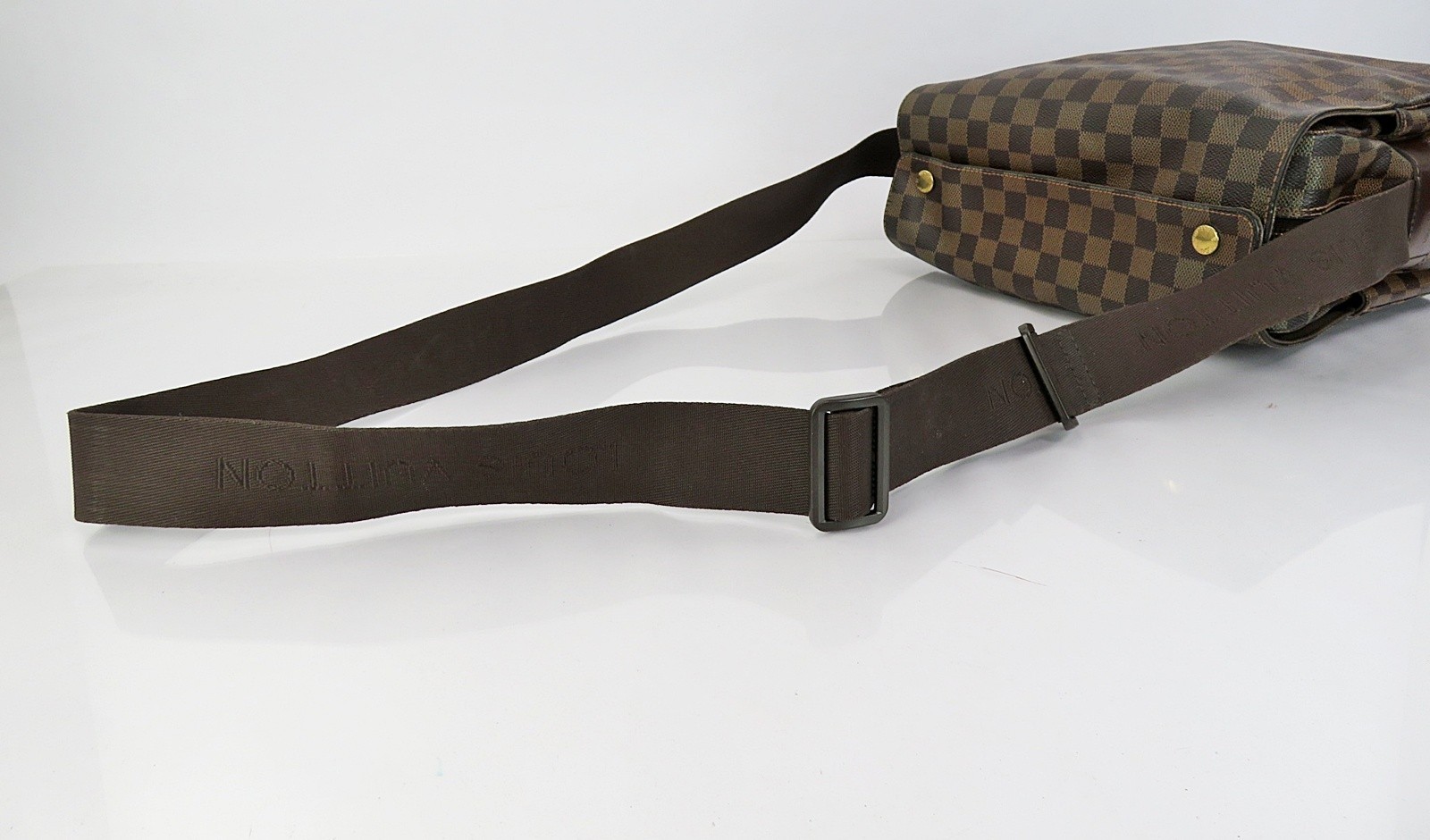 Authentic LOUIS VUITTON Naviglio Damier Ebene Messenger Shoulder Bag #62761