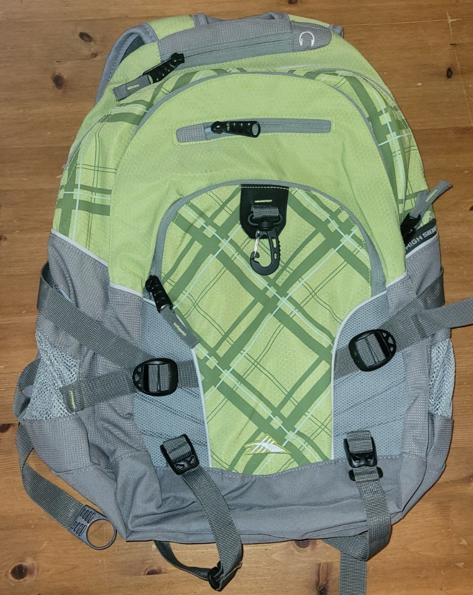 High Sierra Club Green Suspension Strap Bookbag