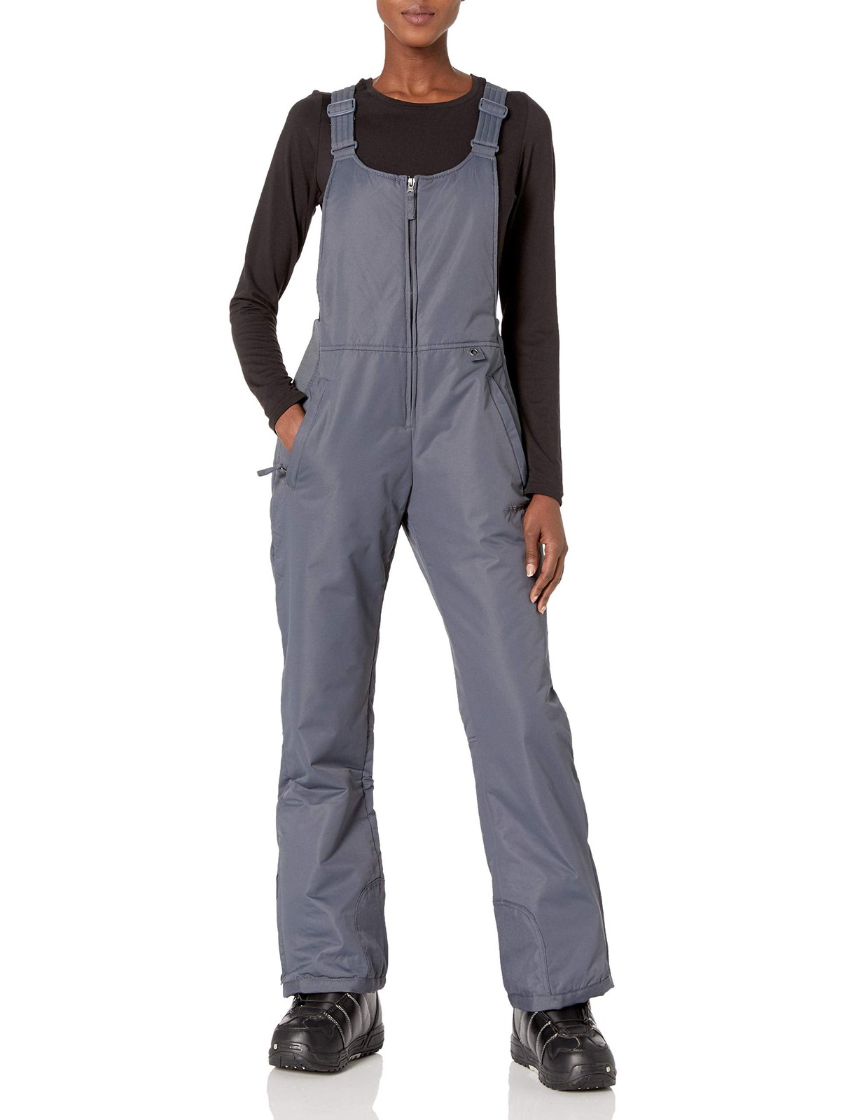 Arctix Women’s Essential Bib Overall Regular 31 ( Steel , 1X ) Steel 1 X U3