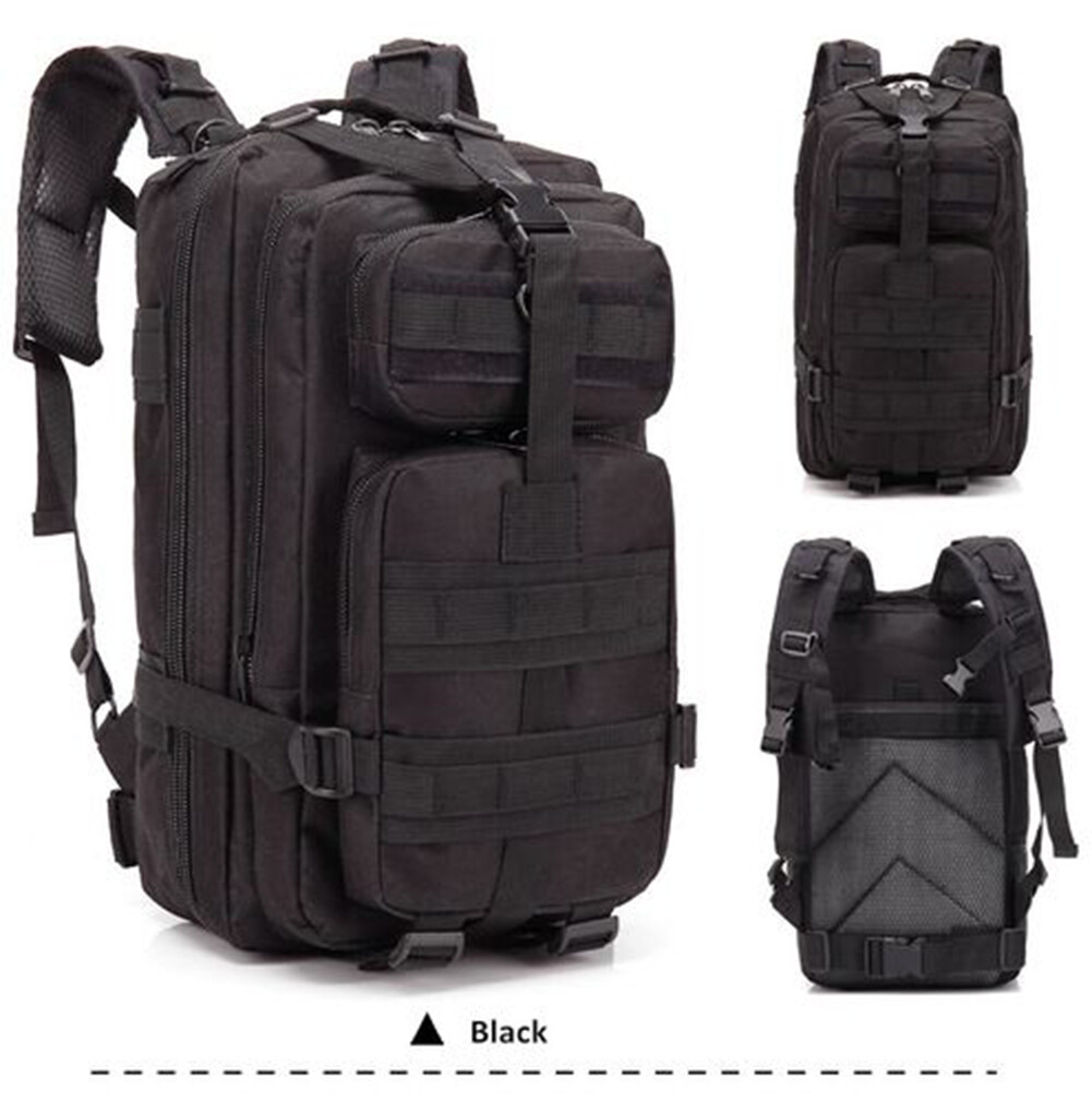 Tactical Molle Travel Backpack Nylon Water Bottle Bags for Sports Camping Hiking