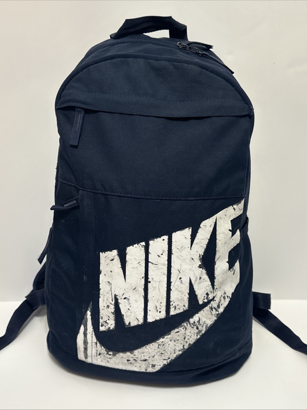 Nike Elemental Backpack HBR DD0559-010 Blue White 21L Sport School 17” X 11” Zip