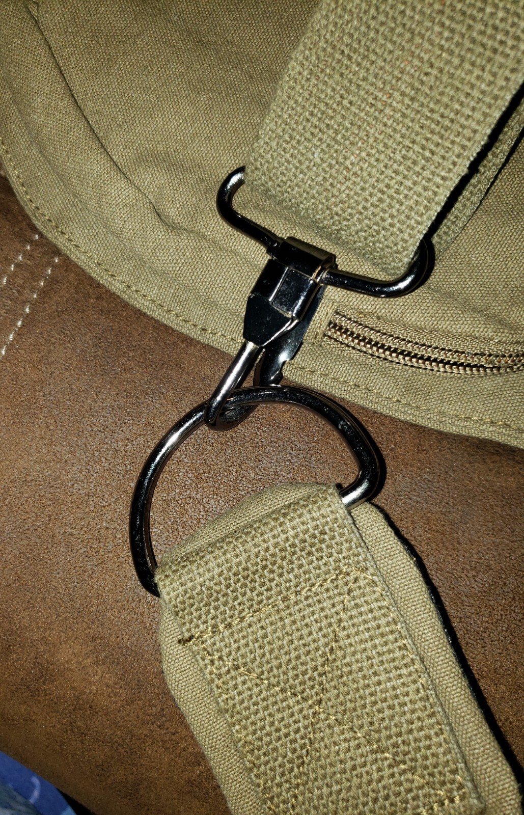 NWT Rothco Tactical Vintage Crossbody Bag Canvas Shoulder 6 Zippered Compartment
