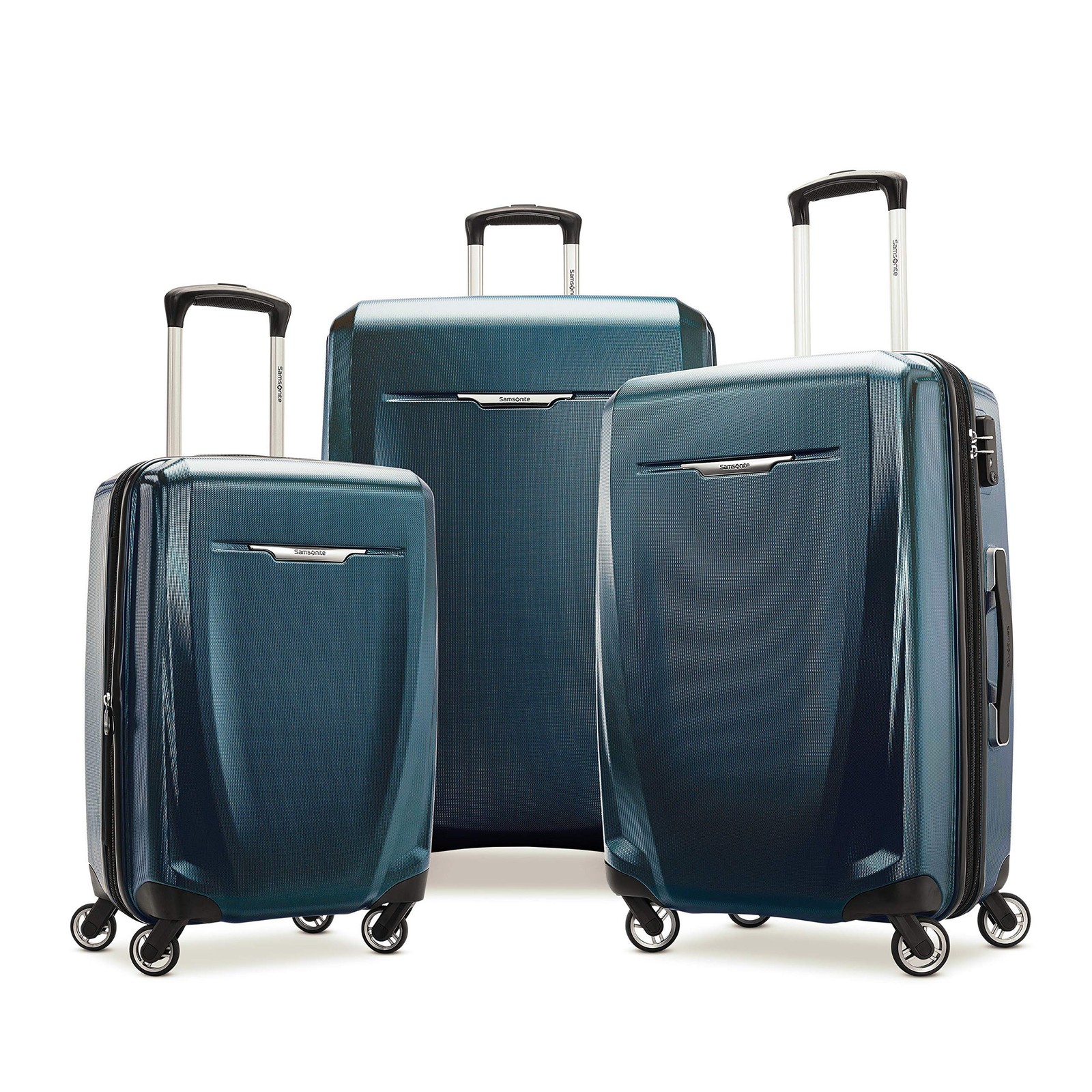 Samsonite Winfield 3 DLX Spinner Navy Carry On 20 Inch U2