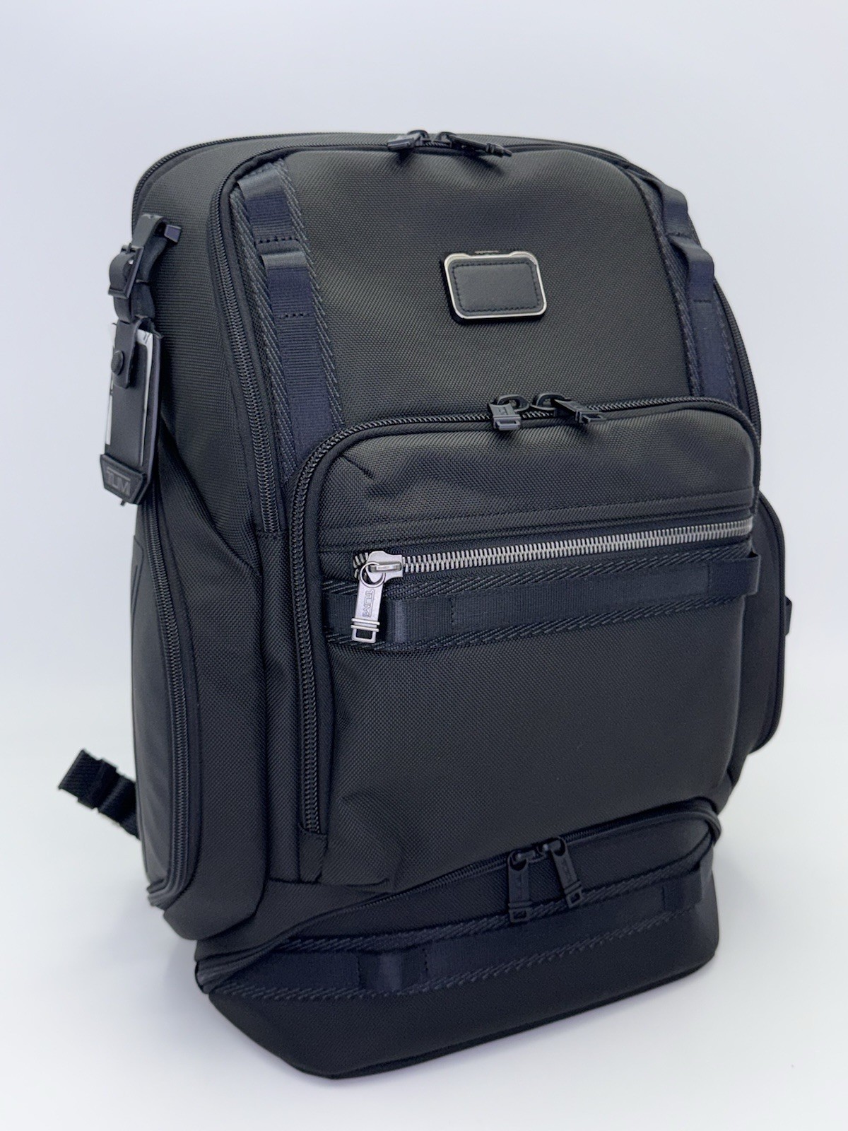 Tumi Alpha Bravo Renegade Backpack Ballistic Nylon Black Travel Bag