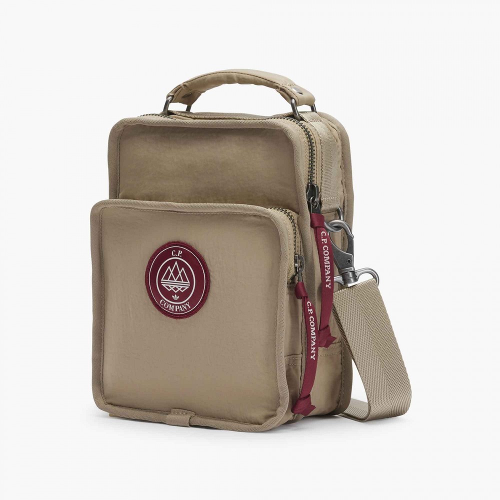 Adidas x C. P. Company SPZL Grisdale Bag Beige Solid Crossbody Unisex Adults