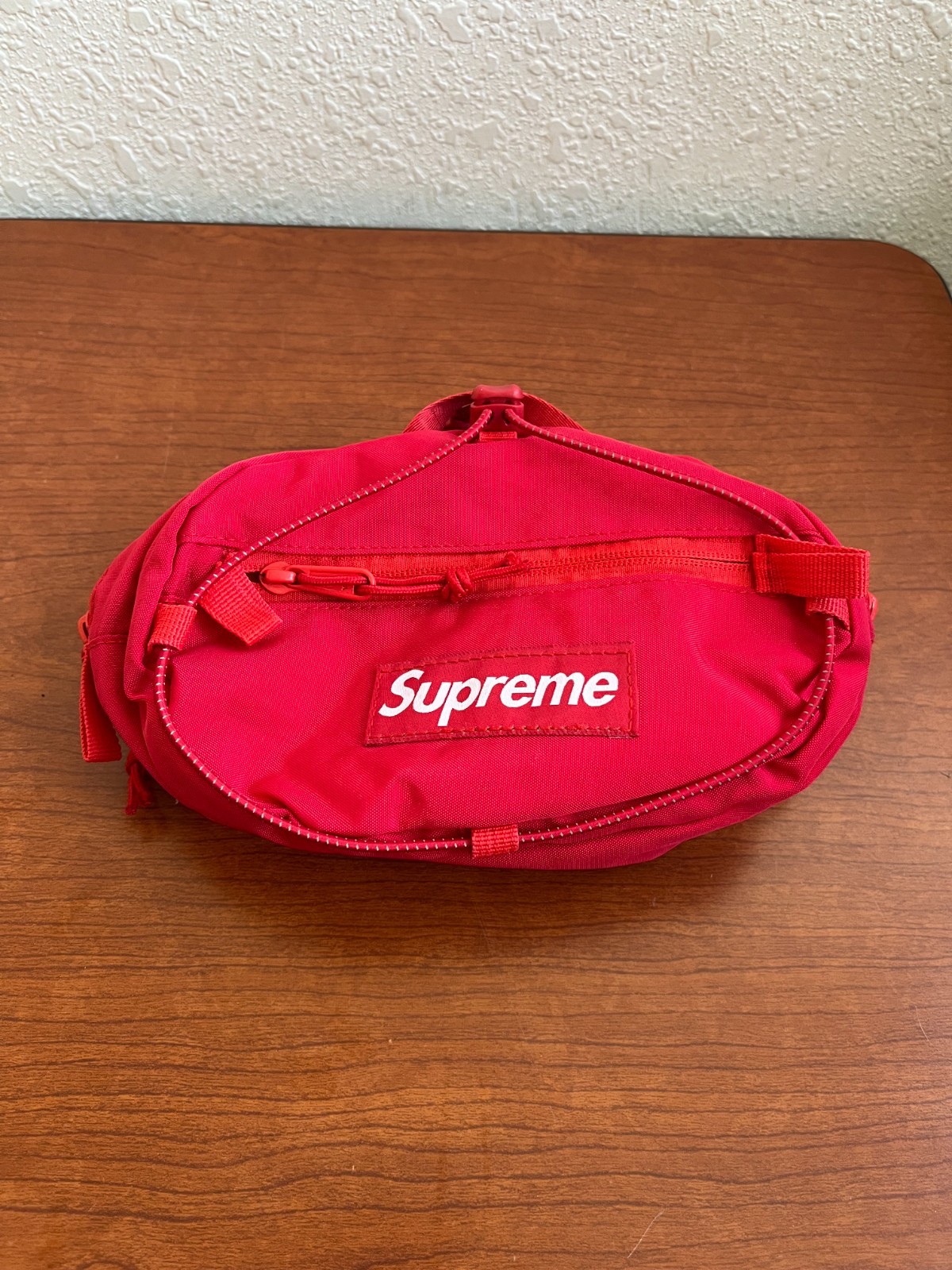 Supreme FW20 Waist Bag Red Box Logo Fanny Pack Streetwear Crossbody Bag