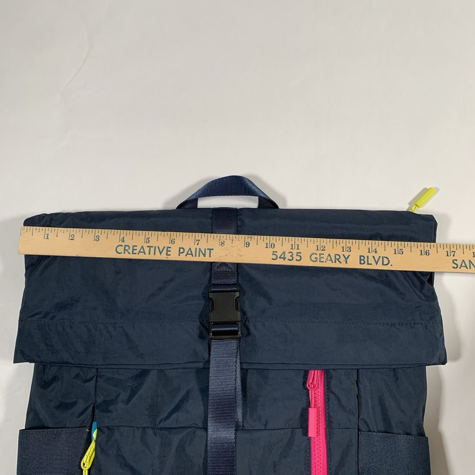 TIMBUK2 Tuck Pack T-Roll Backpack Custom Logo Excellent Condition
