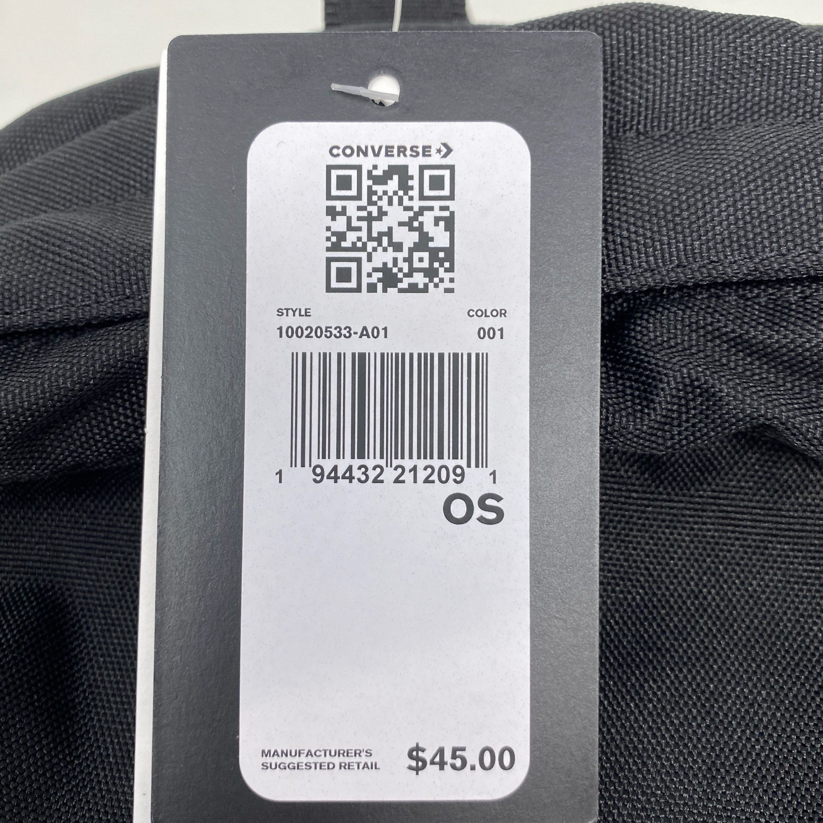 Converse Go 2 Backpack Black OS
