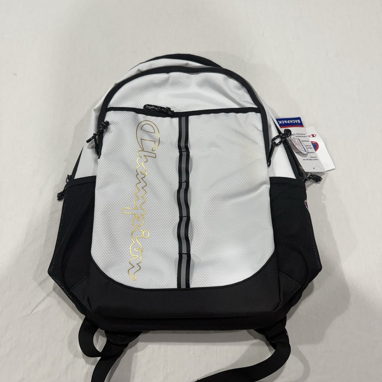 Champion Center Backpack – White