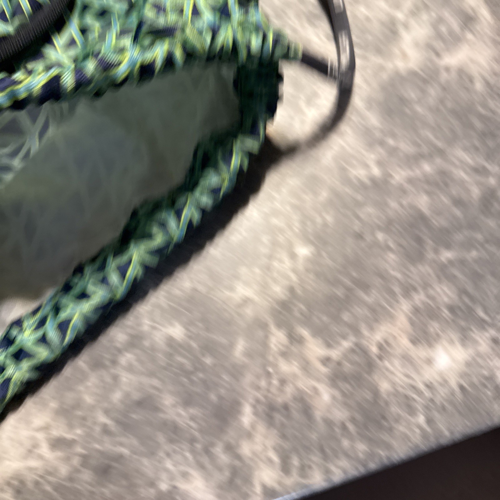 Under Armour Ozsee Sackpack Green Geometric Gray