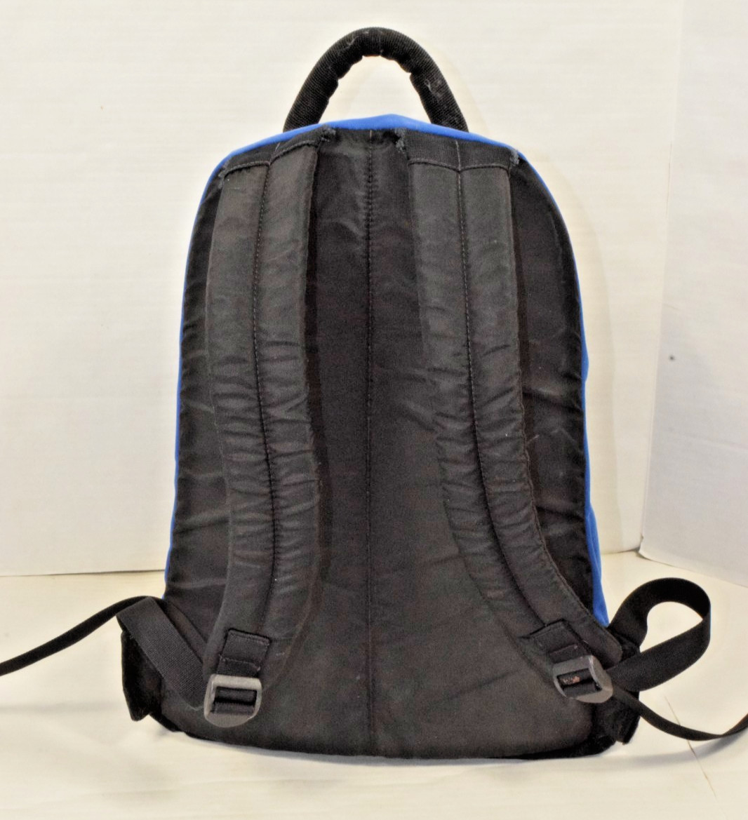 Vintage Lands End Backpack 90s Royal Blue Durable Nylon Daypack 16X11In