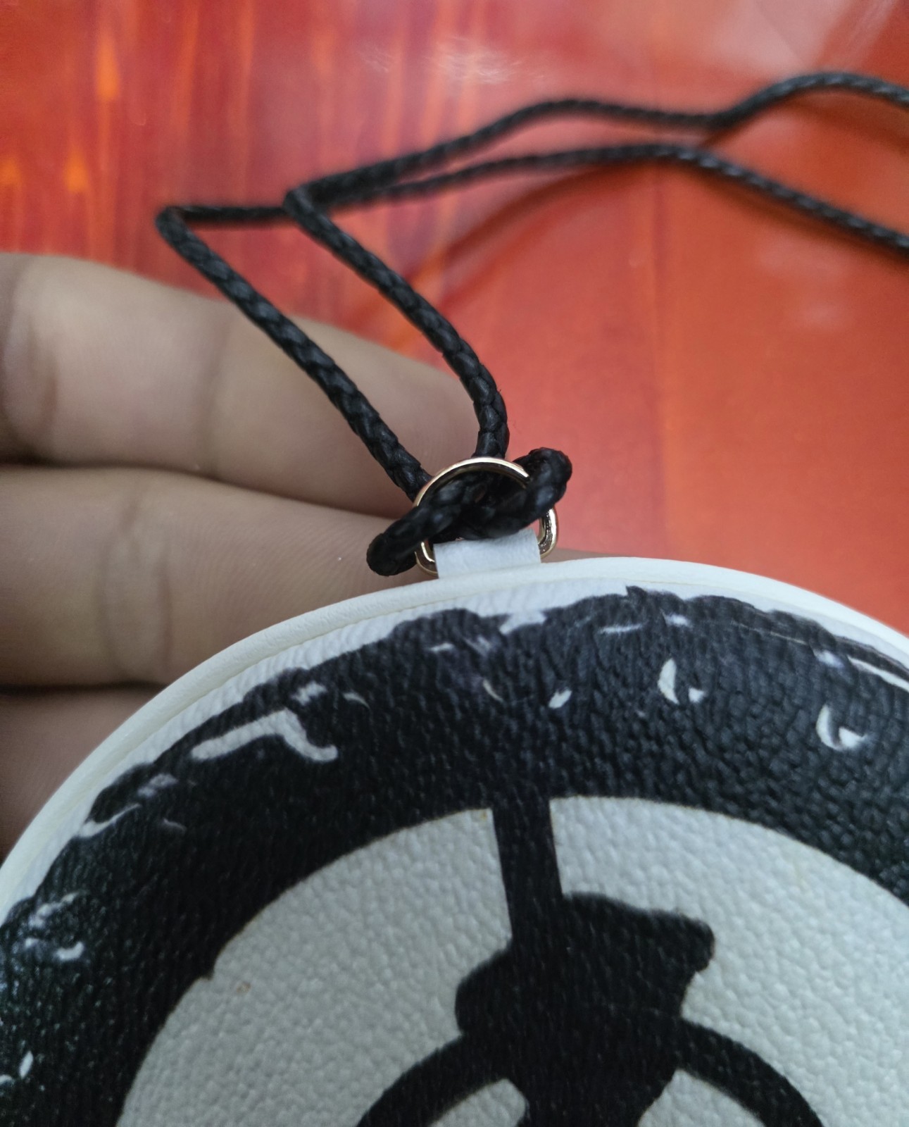 Supreme Undercover Public Enemy Logo Medallion Coin Pouch White SS18 Bag Charm
