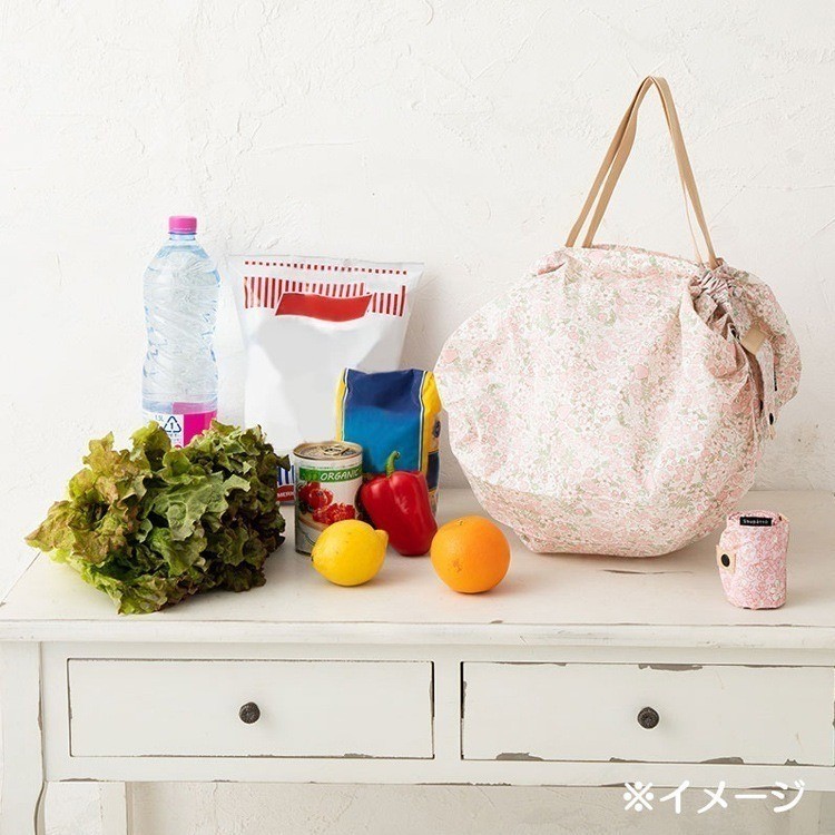 Shupatto Hello Kitty Eco Bag M Foldable Compact Tote Liberty Floral Online Limit