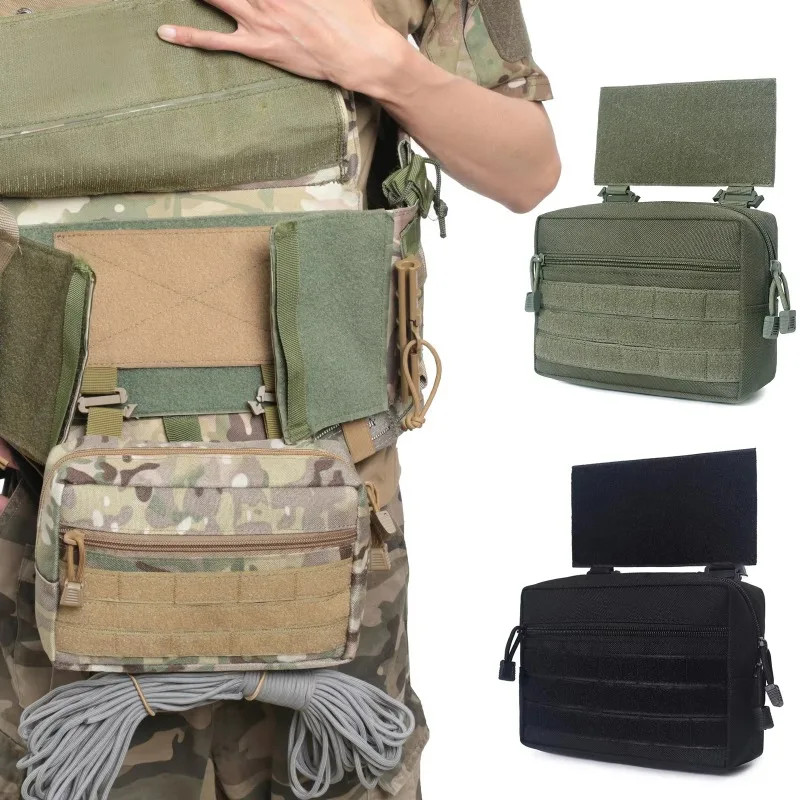 Outdoor first aid kit, chest bag, multifunctional tactical hanging bag, abdomina