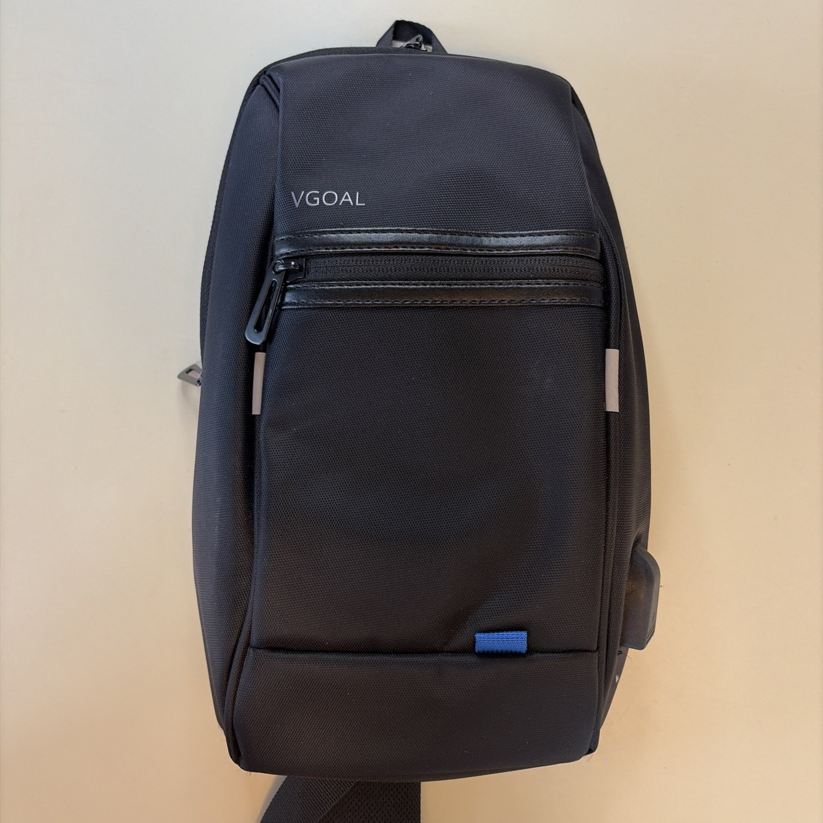 Backpack Men’s Shoulder Crossbody Sling Bag With USB Charging Port