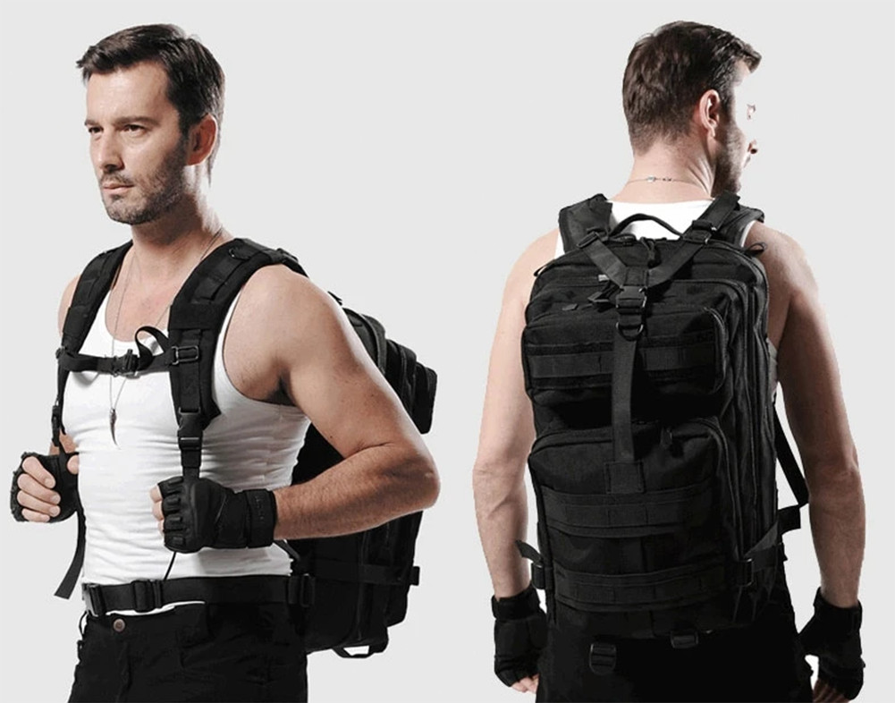 Tactical Molle Travel Backpack Nylon Water Bottle Bags for Sports Camping Hiking