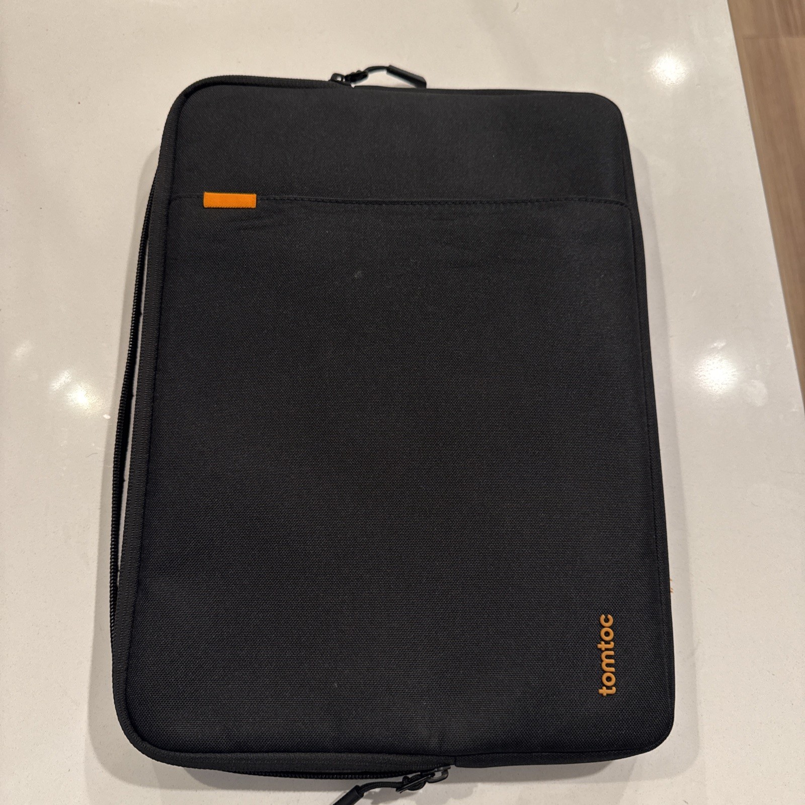 Tomtoc Men’s Black 13″ Shock Proof Laptop Sleeve Notebook Case Bag