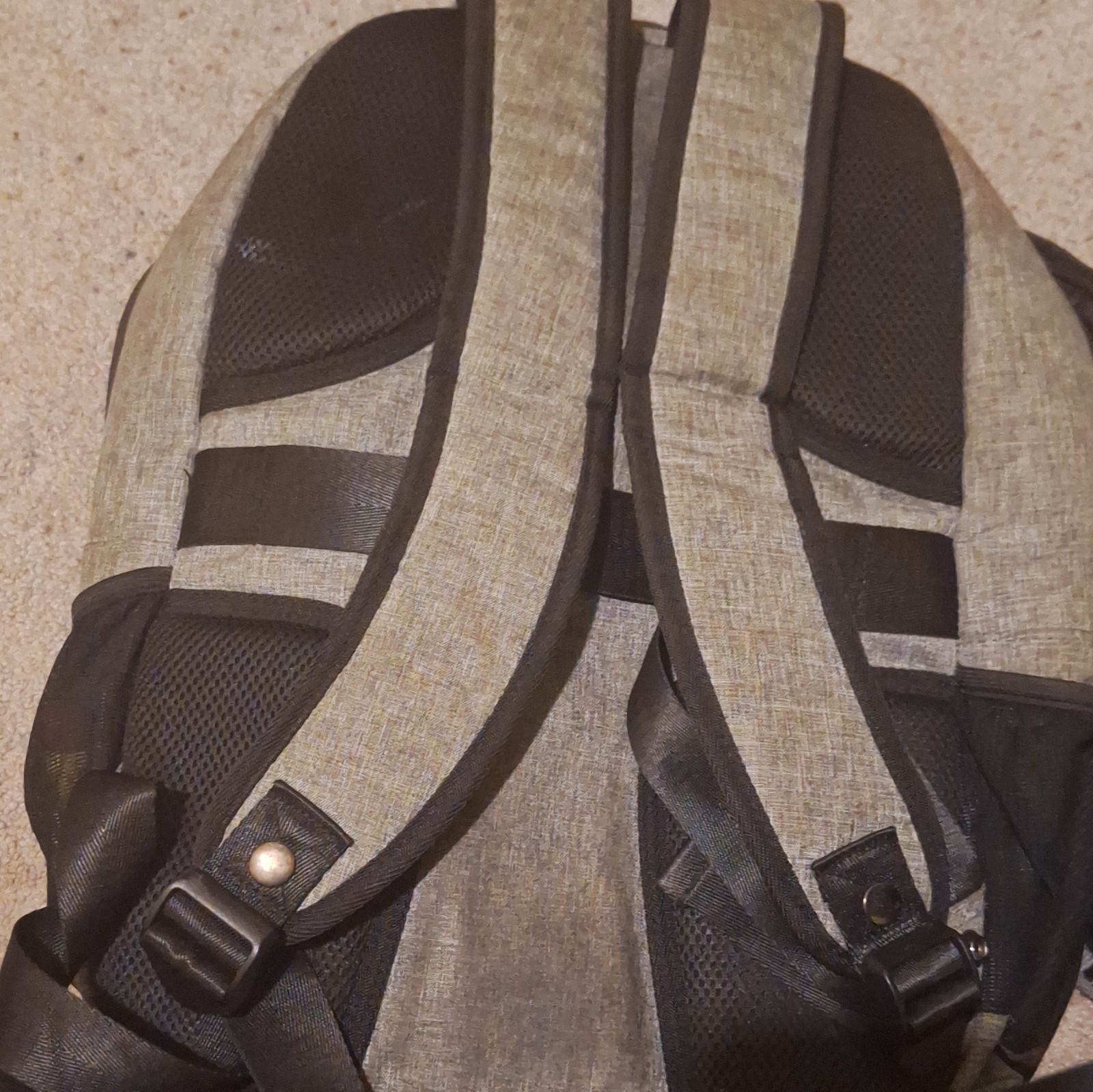 Gray Black Zero Emporium Backpack Smell-proof W Activated Charcoal Carbon Lining