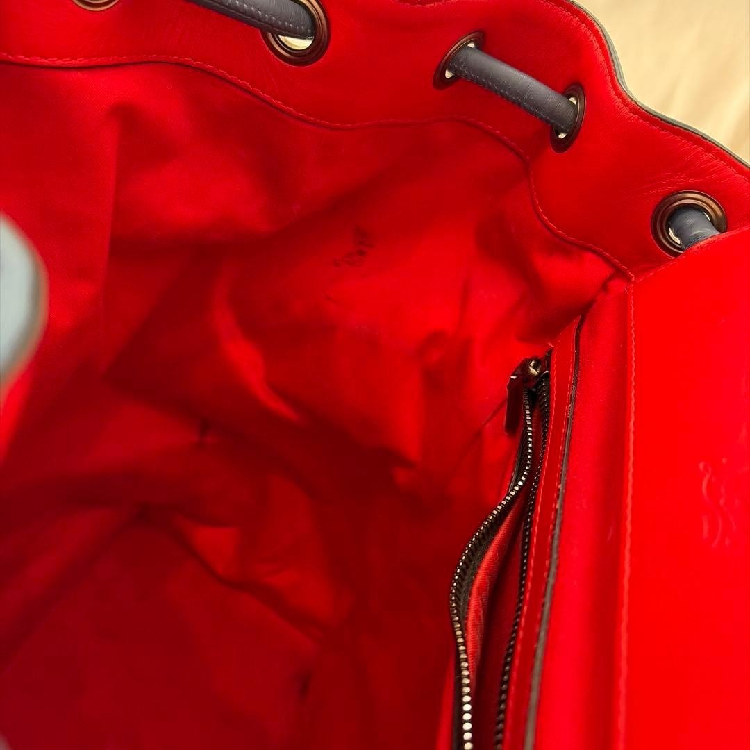 Christian Louboutin Explorafunk Authentic Backpack Shoulder Bag Blue Studs Japan