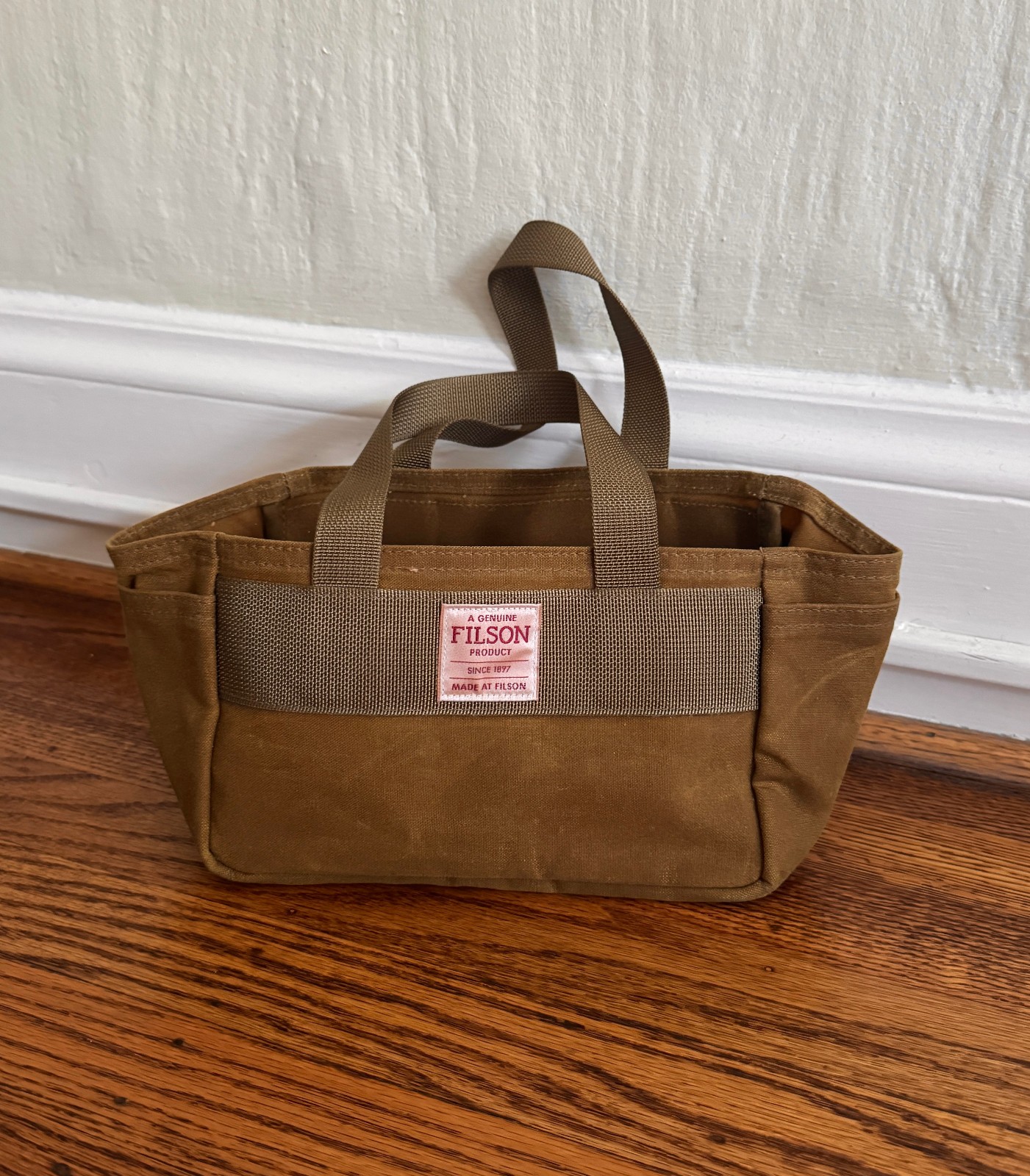 Filson Oil Finish Shot Shell Bag Made in USA Dark Tan Rare