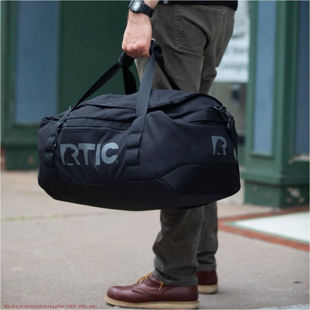 45L RTIC Outdoors Road Trip Structured Collapsible Duffle Bag Medium – Black