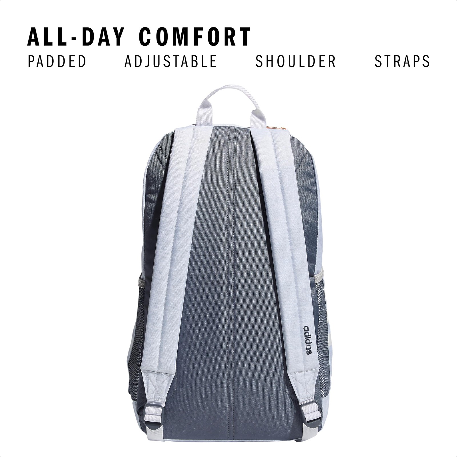 Adidas White Rainbow 4.0 Backpack With Laptop Sleeve Lifetime Warranty
