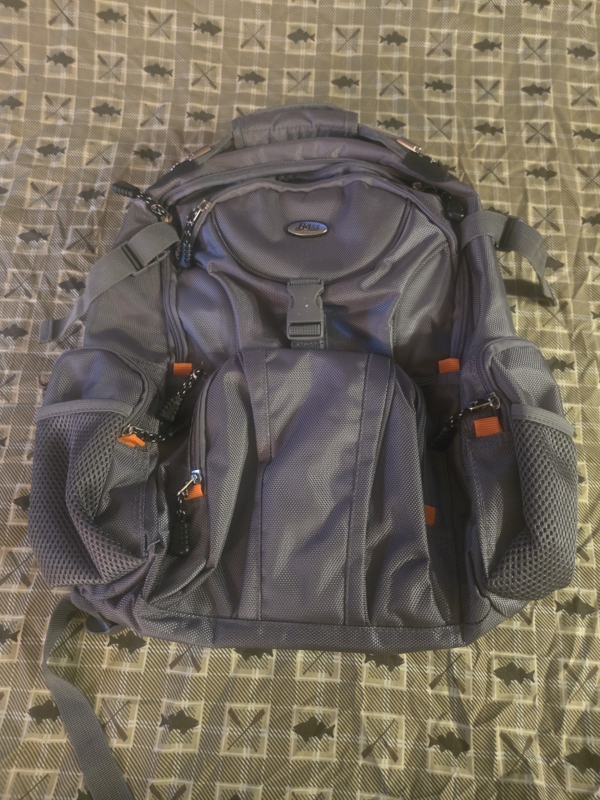 G.H.Bass Backpack Gray/Silver Used 1 Time