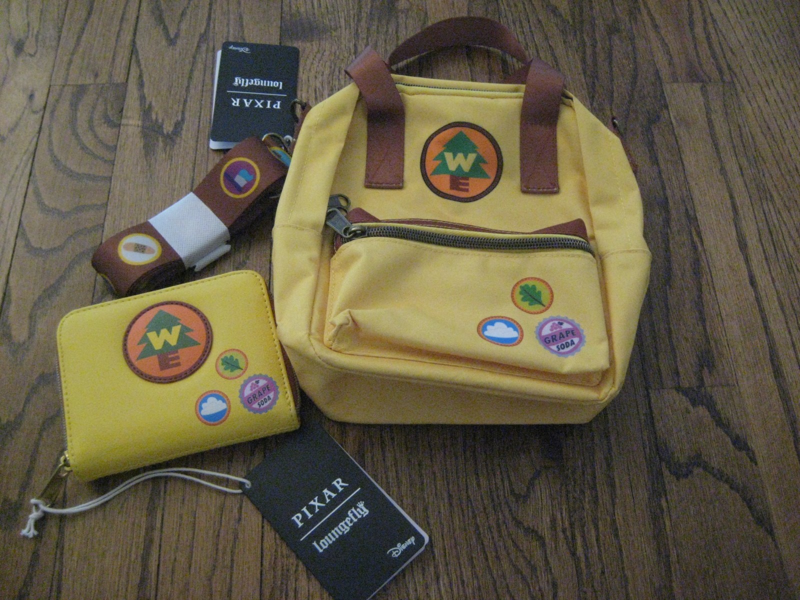 Loungefly Disney Pixar Up Russel Wilderness Explorer Crossbody Bag +Mini Wallet!