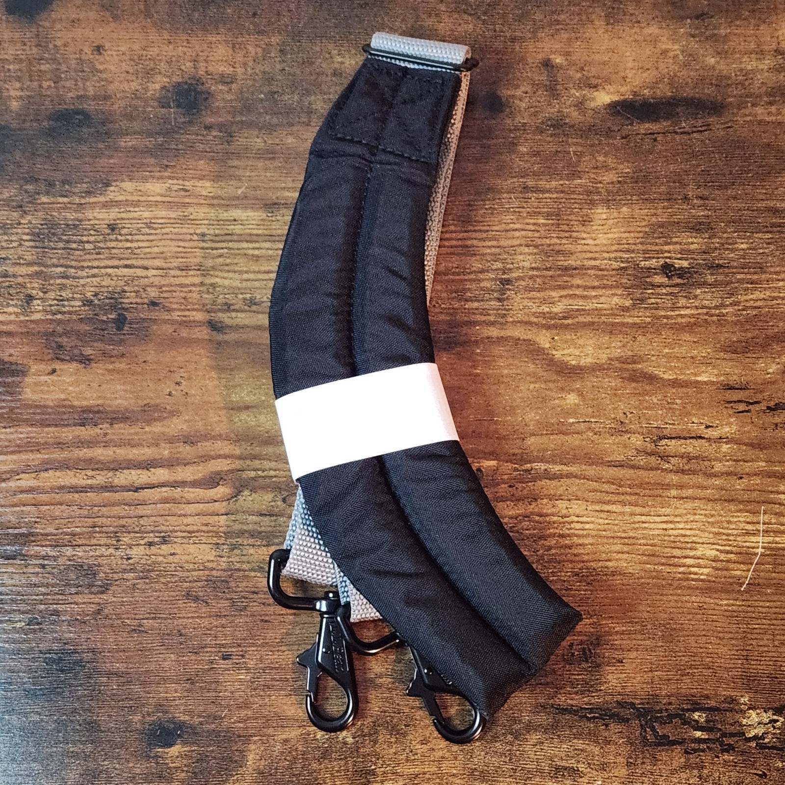 L.L. Bean Replacement Padded Shoulder Strap Black/Gray