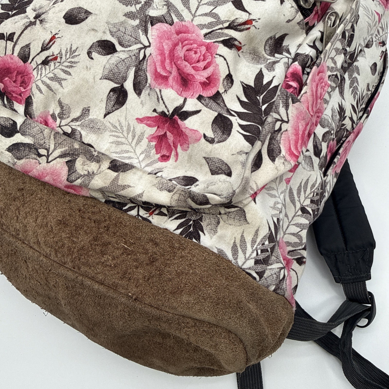 JanSport Right Pack Expressions Backpack White Pink Rose School Book Bag 31L