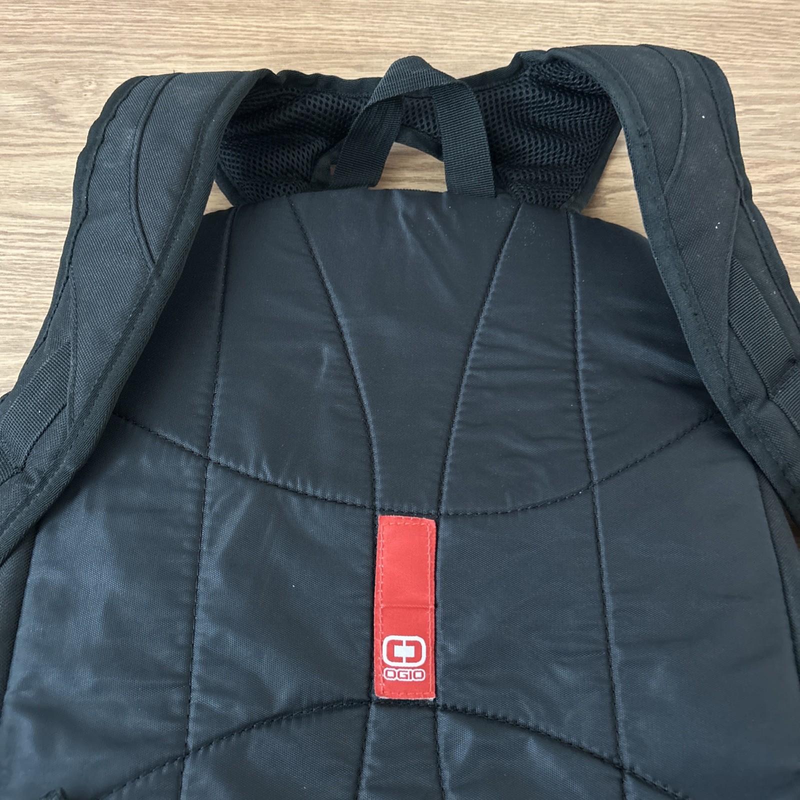 Ogio Tech Specs Metro Street Backpack Black Bag Technical Laptop Zippers Pockets
