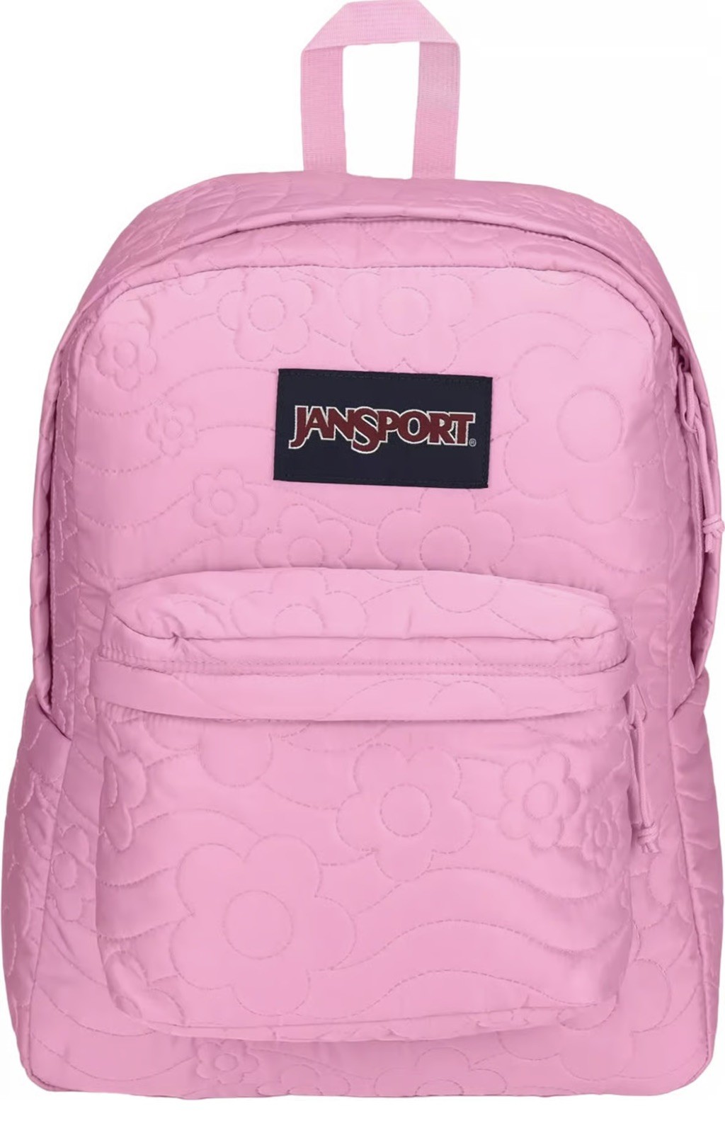 Authentic JanSport Superbreak Plus School Backpack – Begonia Pink Daisy Daydream