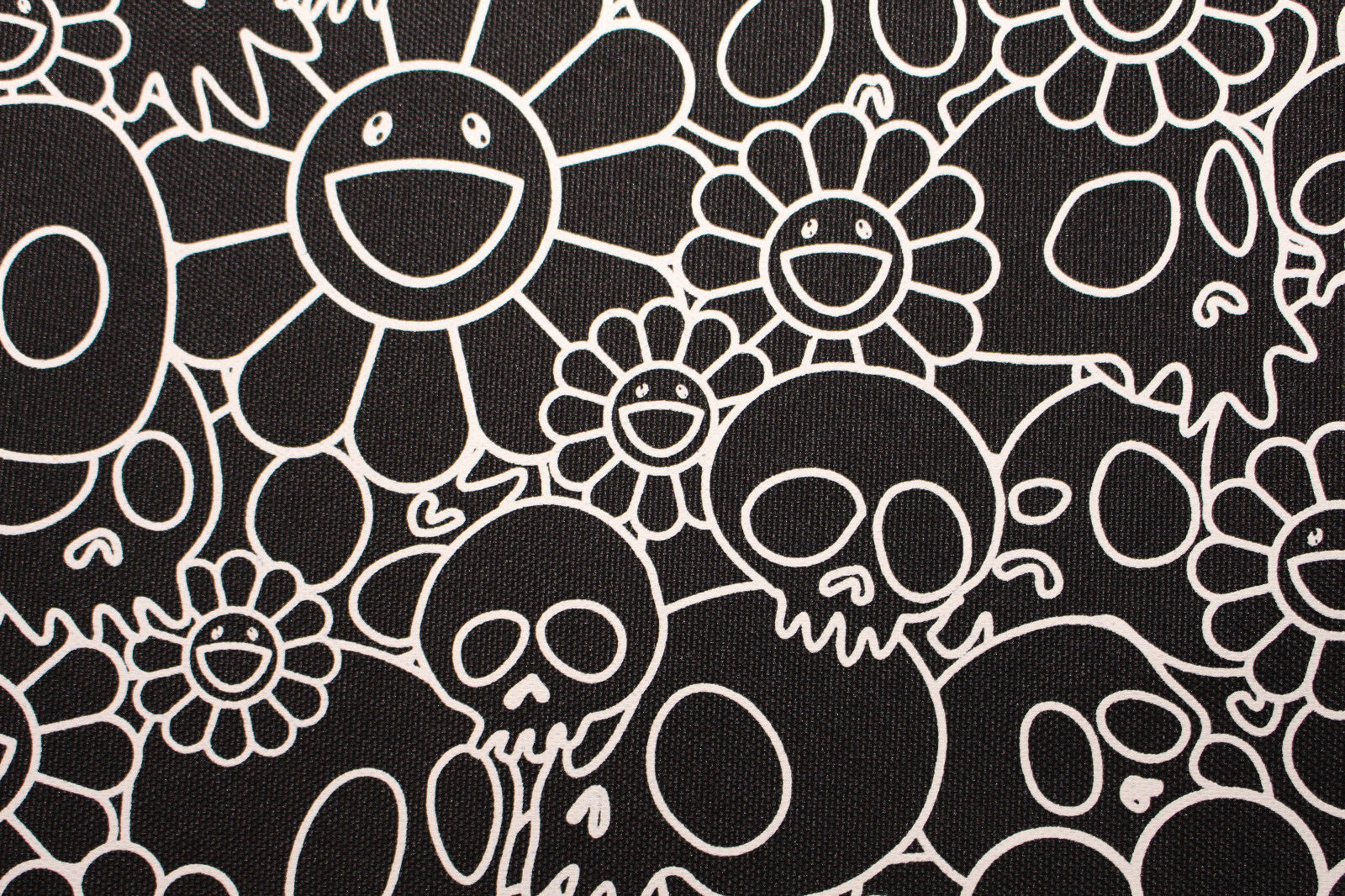 Takashi Murakami x Complexcon Skull & Flower Tote Bag Herschel Supply Co – Black