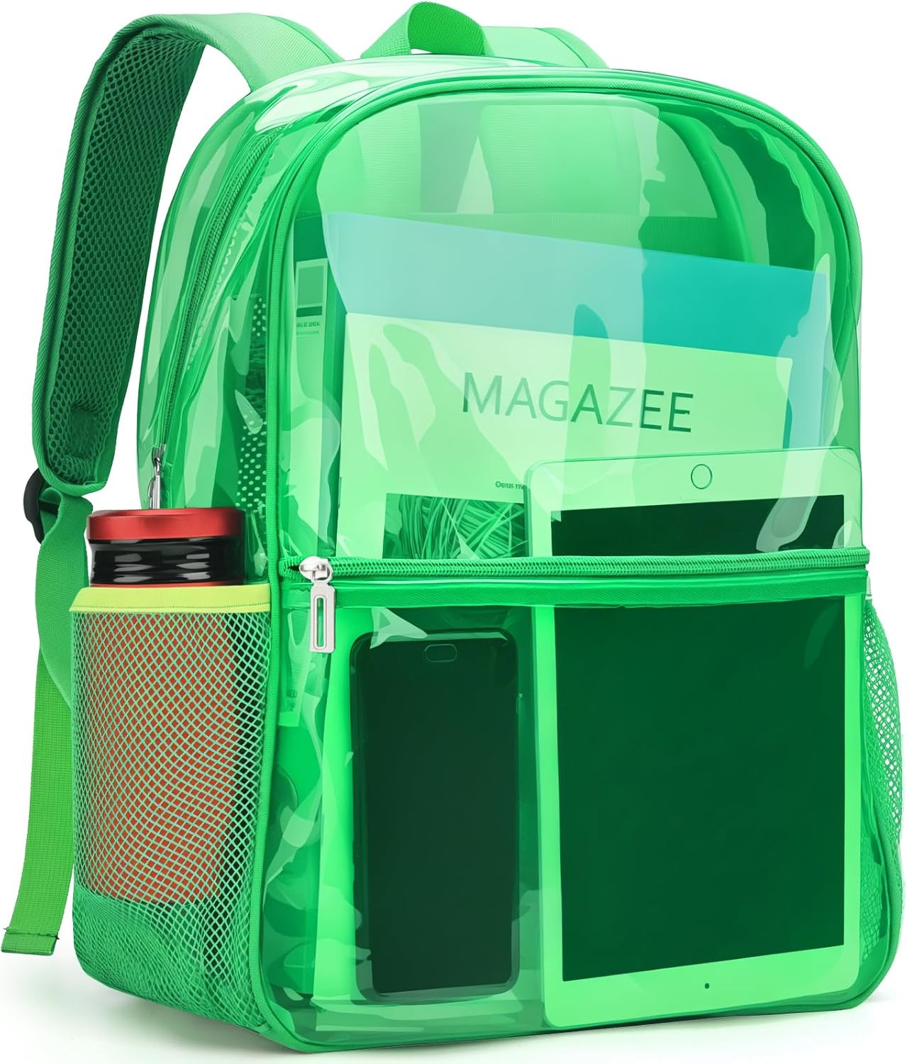 Clear Backpack Heavy Duty TPU Transparent Backpack for Sports,Work,Security Trav