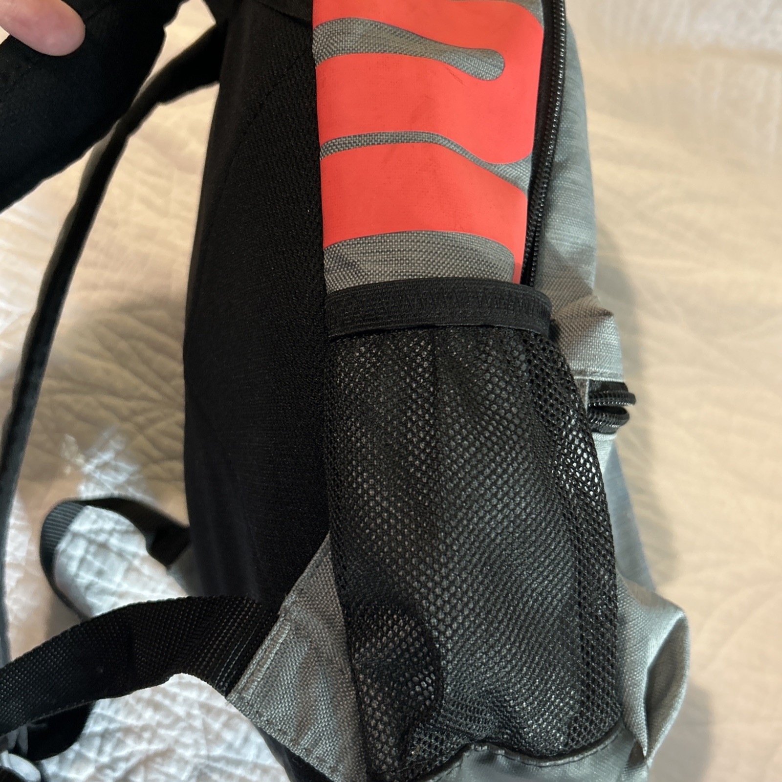 Nike Brasilia Just Do It Mini Backpack Cool Grey Black Racer Pink 13” x 10” x 5”