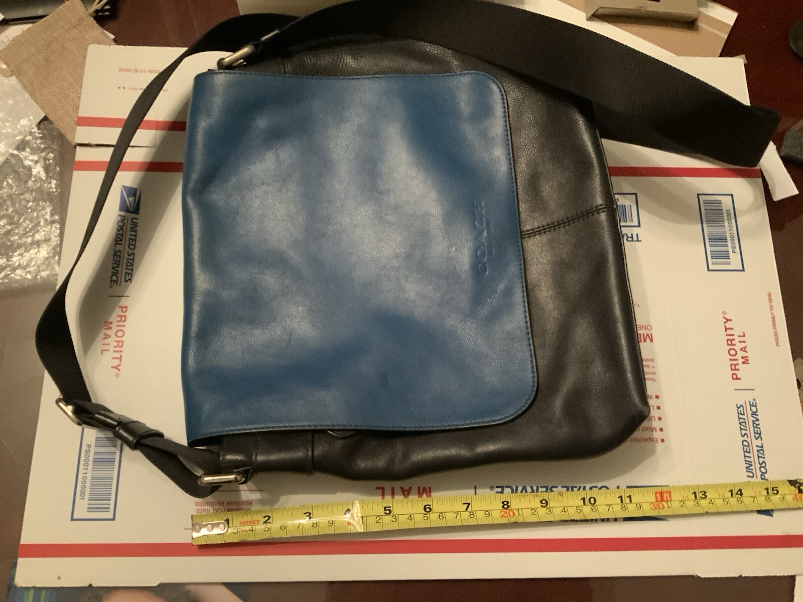 Coach Metropolitan, Sullivan Blue Leather, Crossbody , Messenger, Map Bag.