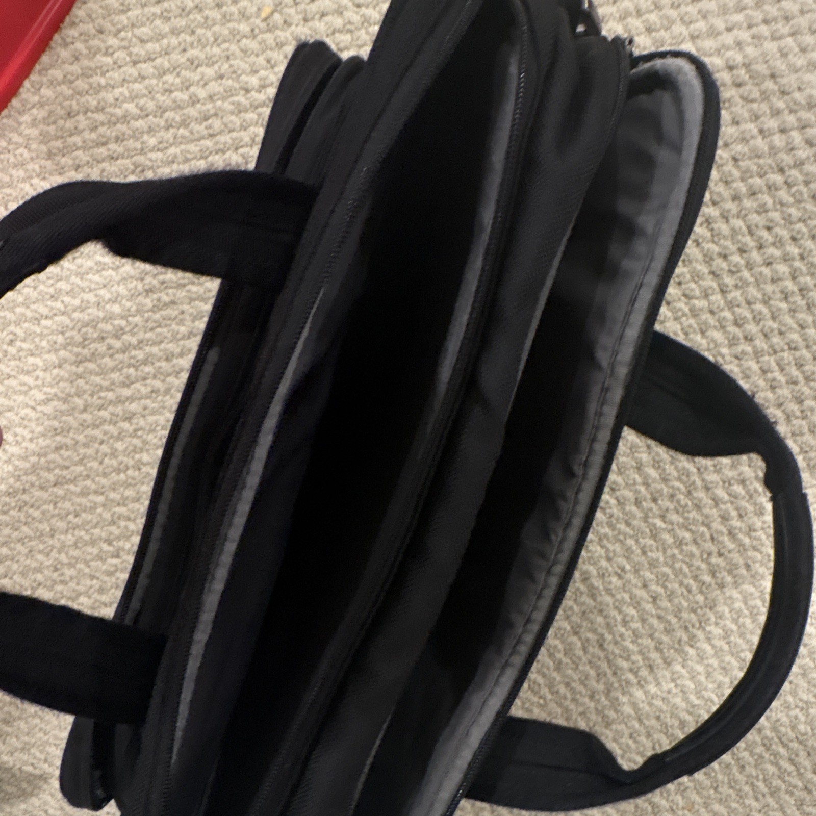 Briggs & Riley @ Work 18″ Slim Brief Messenger Bag Black Ballistic Nylon