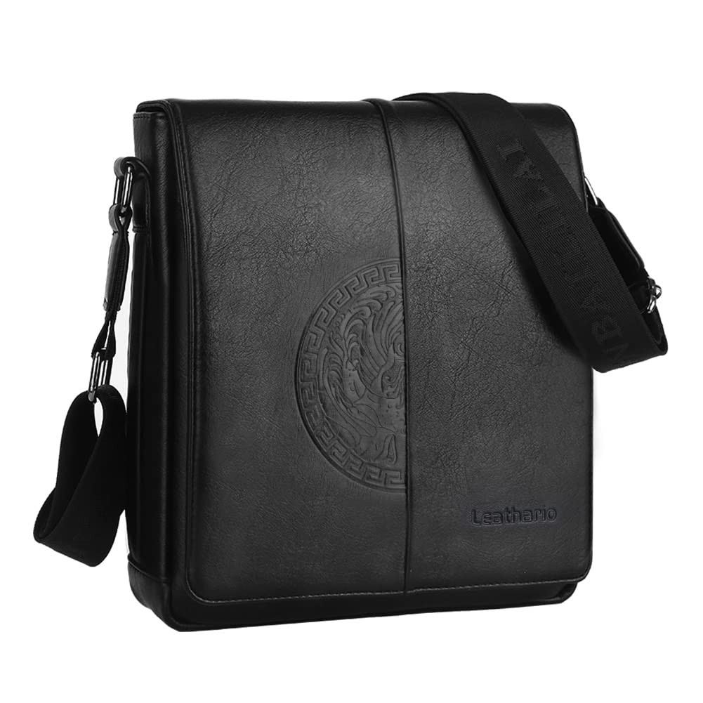 Mens Leather Shoulder Bag Crossbody Bag For Men Small Messenger For Work