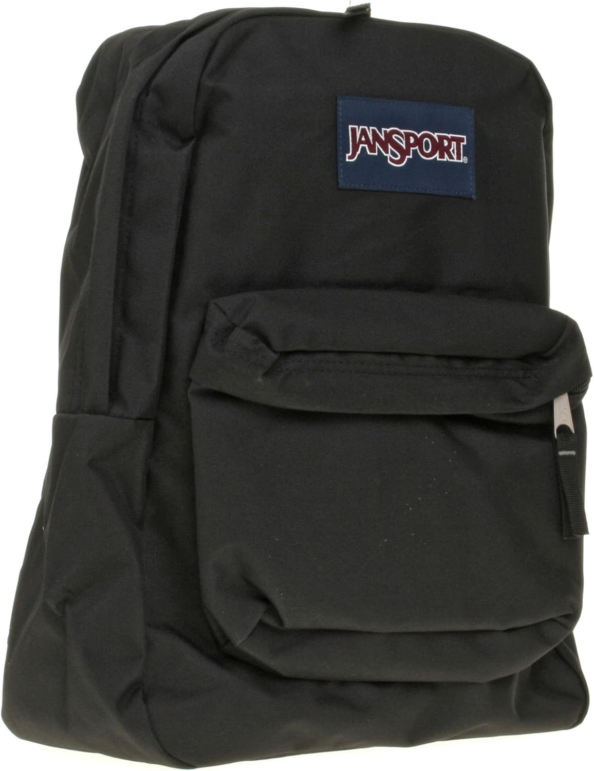 Superbreak One Backpack – Durable Lightweight Bookbag with Organizer Pocket, Bla