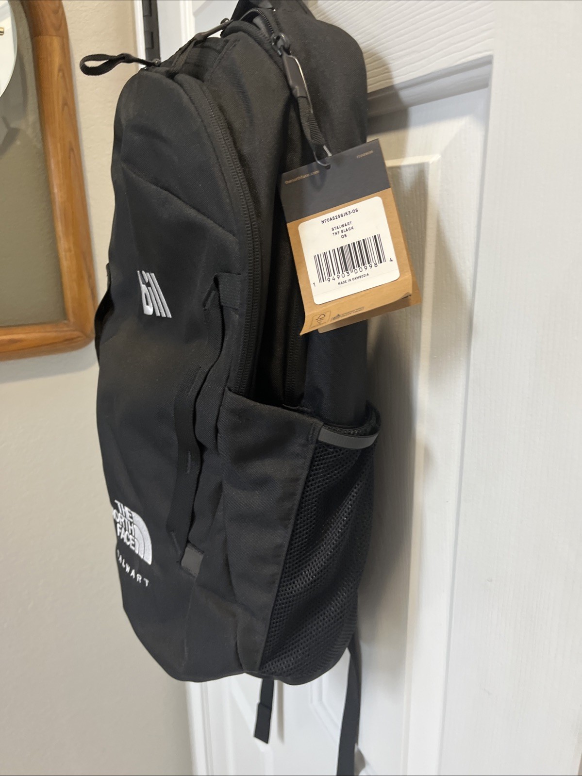 The North Face Men’s Stalwart Backpack Black Bag “Bill” New NWT