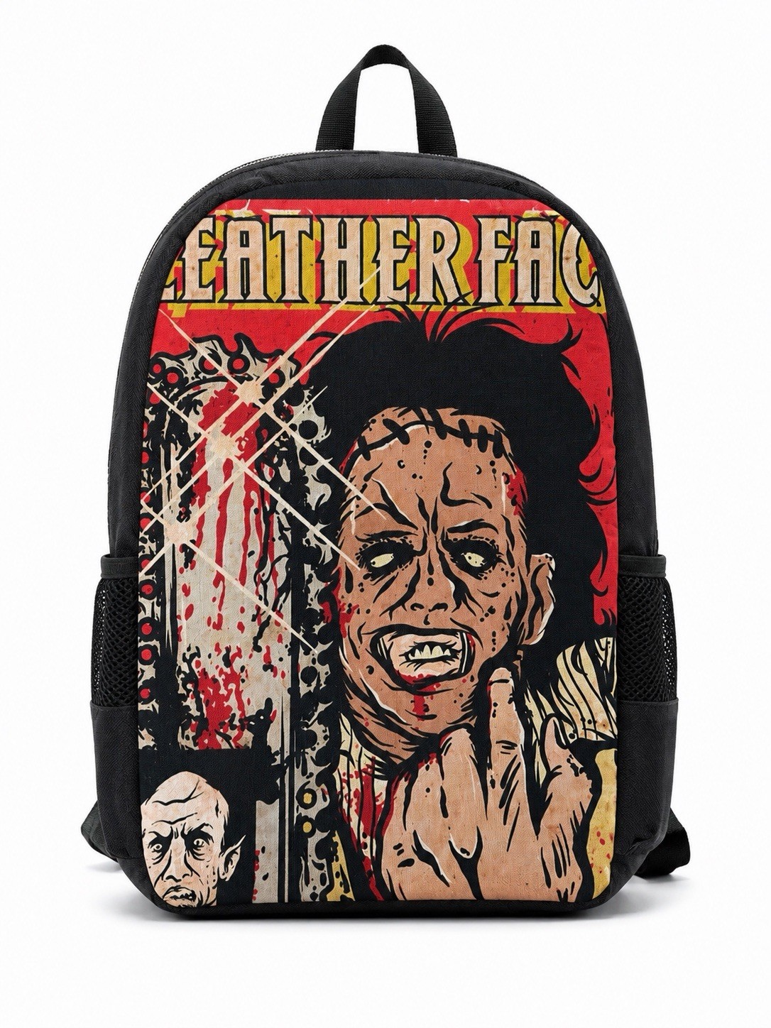 Leatherface Horror Backpack Texas Chainsaw Massacre School Travel Bag Unisex